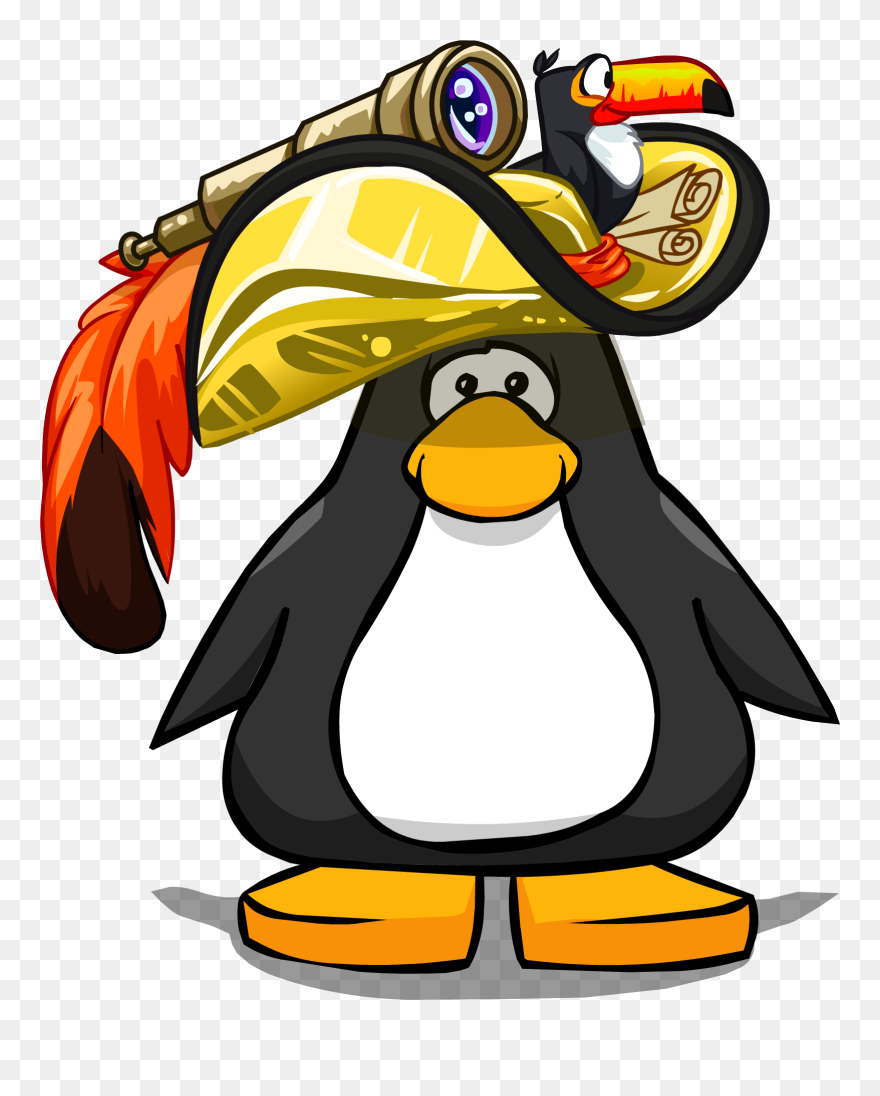 Transparent Pirate Hat Clipart - Club Penguin Penguin Colors - Png Download