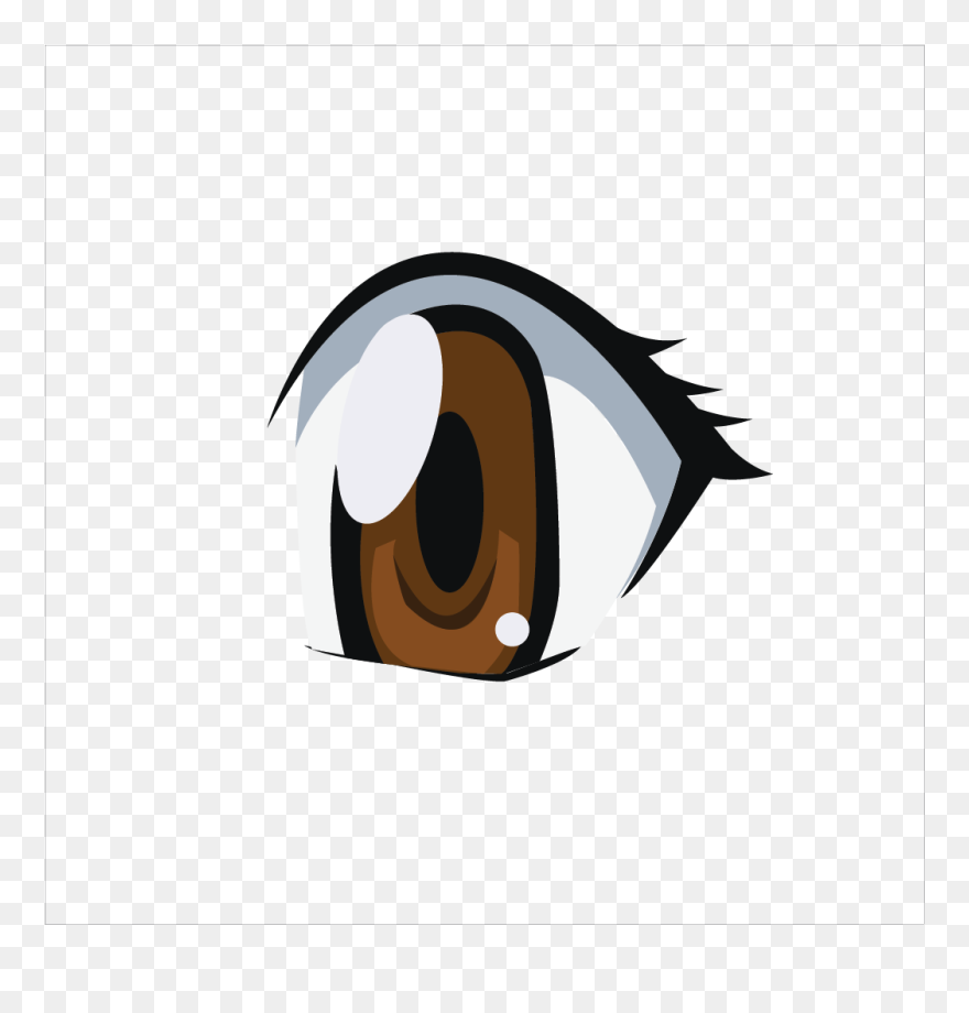 Brown Eye Skin Aottg - Cartoon Brown Eye Png Transparent Clipart