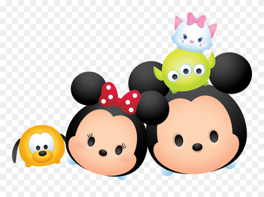 Tsum Tsum Mickey Minnie Clipart