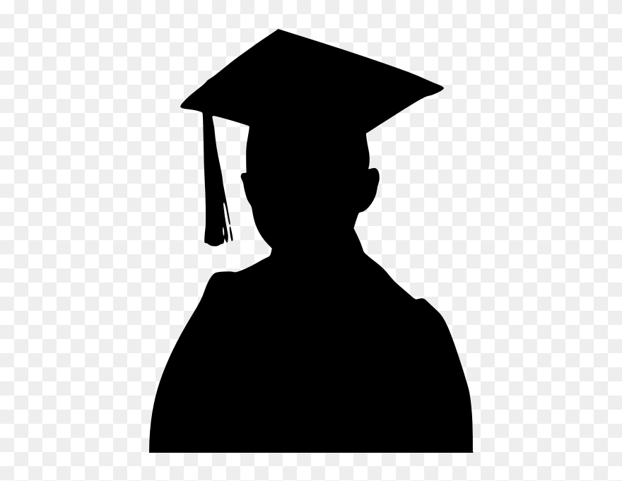 Graduate Silhouette - Graduation Silhouette Clipart