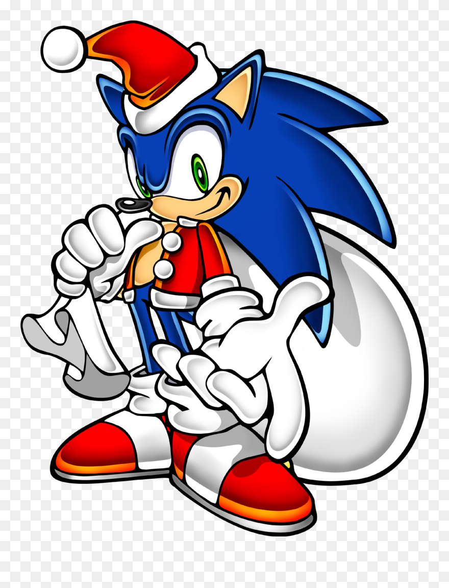 Sonic The Hedgehog Clipart Sonic Adventure - Christmas Sonic The Hedgehog - Png Download