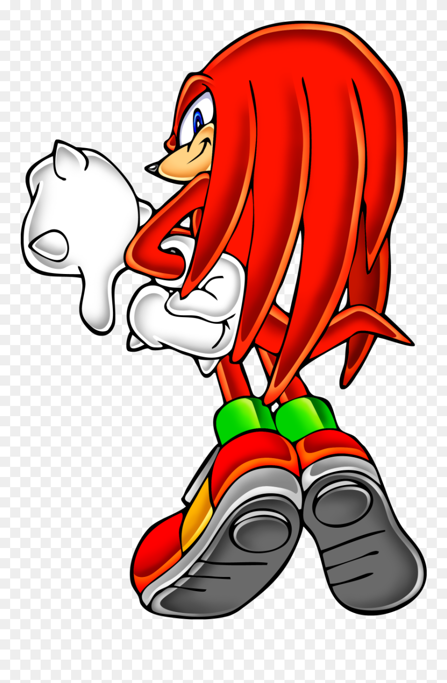 Sonic The Hedgehog Clipart Knuckles The Echidna - Knuckles The Echidna Png Transparent Png
