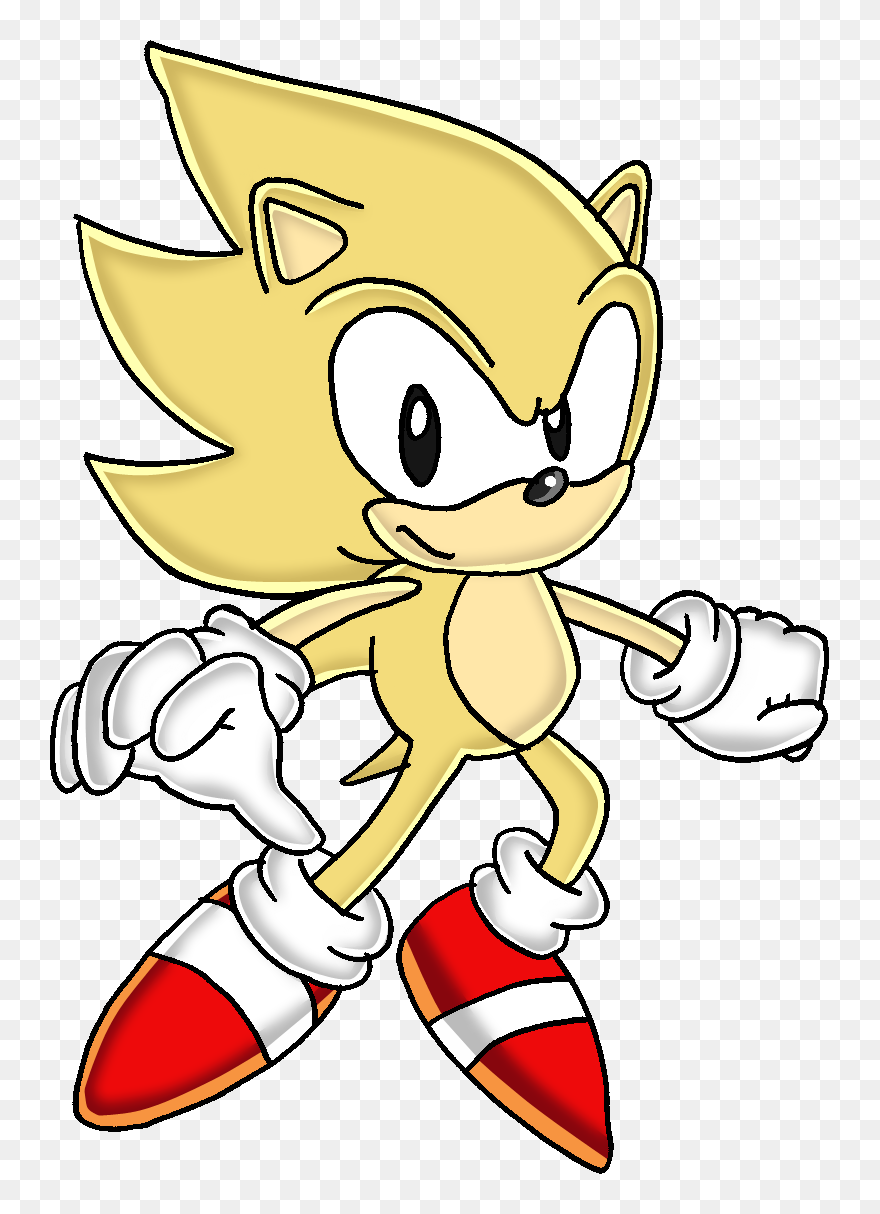 Sonic The Hedgehog Clipart Super Sonic - Sonic The Hedgehog Clipart - Png Download