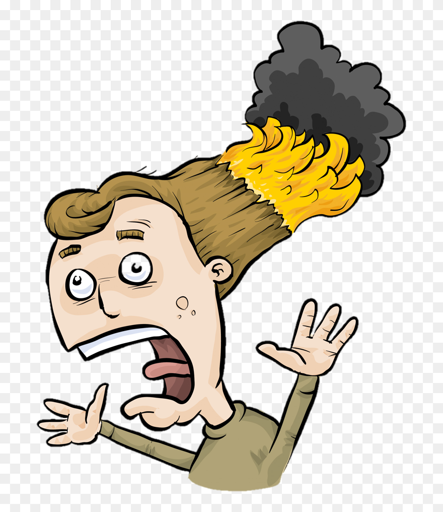 Is Your Customer S - Someones Hair On Fire Clipart