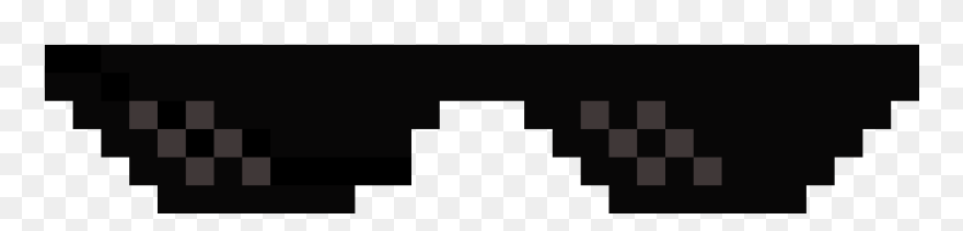 Sunglasses Pixel Art Clip Art - Thug Life Glasses Png Transparent
