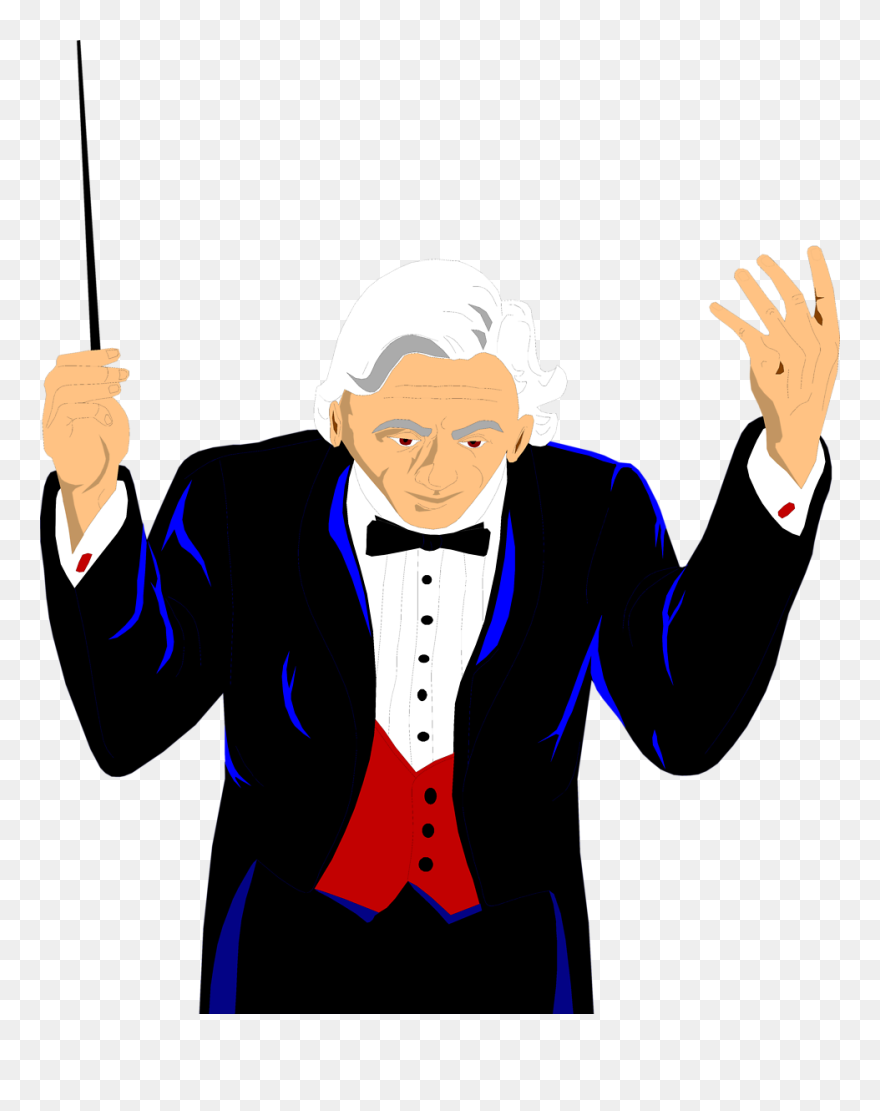 Orchestra Clipart Animals - Orchestra Director Clipart Png Transparent Png