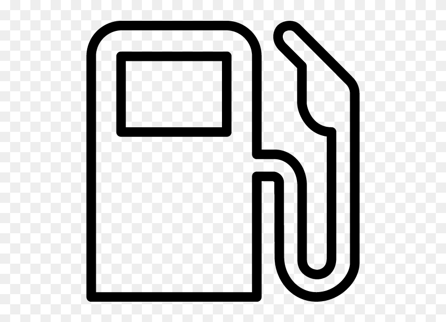 Fuel Economy - Line Art Clipart