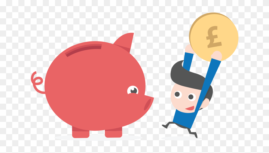 Budgeting Aquarius Piggy - Budget Clipart - Png Download
