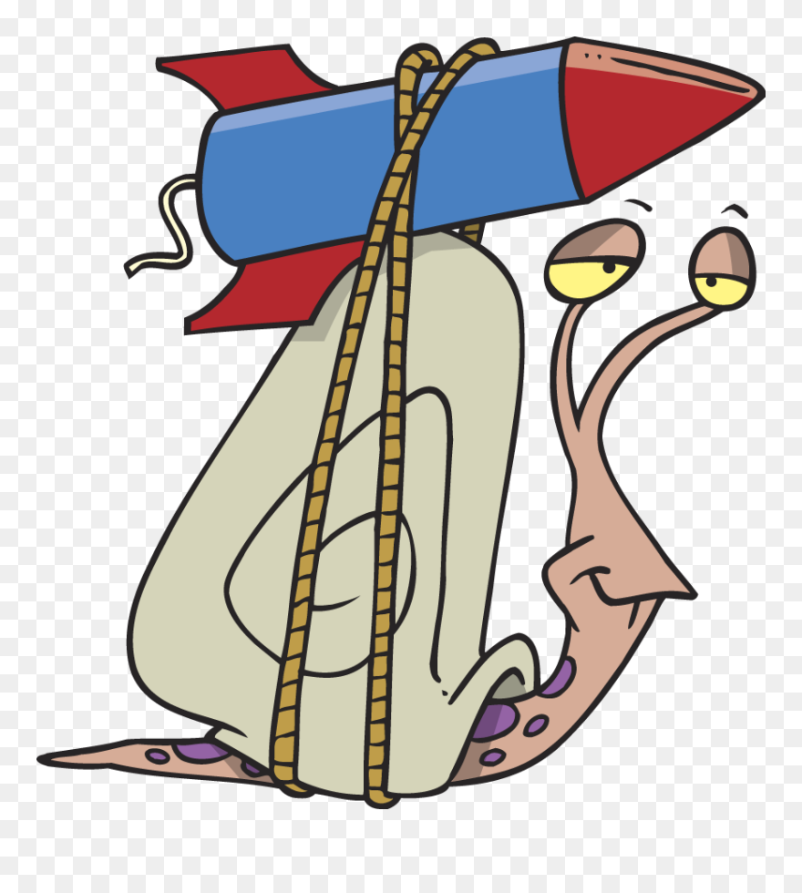 Clm - Fast Snail Clipart