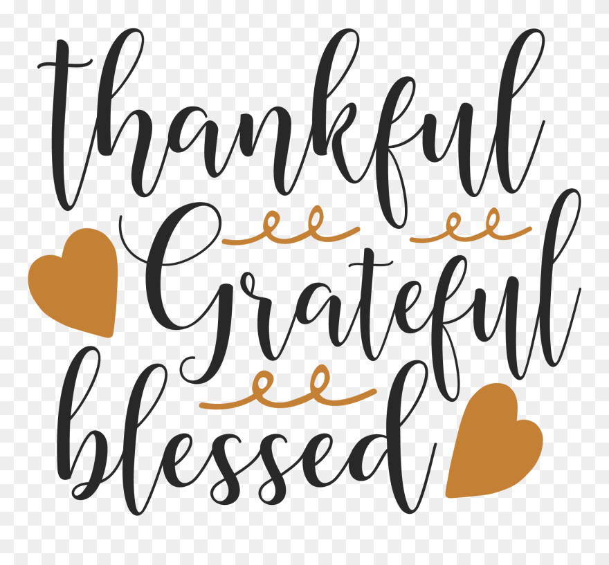 Grateful - Calligraphy Clipart