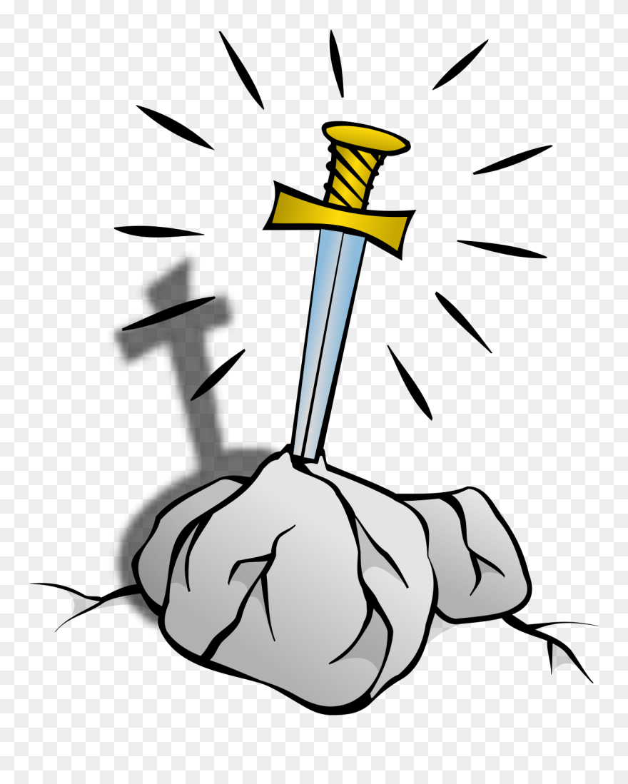 Sword In Stone Clip Art - Png Download