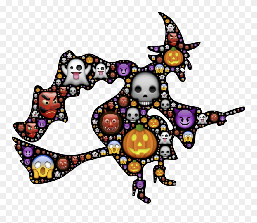 Art,fictional Character,cartoon - Colorful Halloween Transparent Clipart
