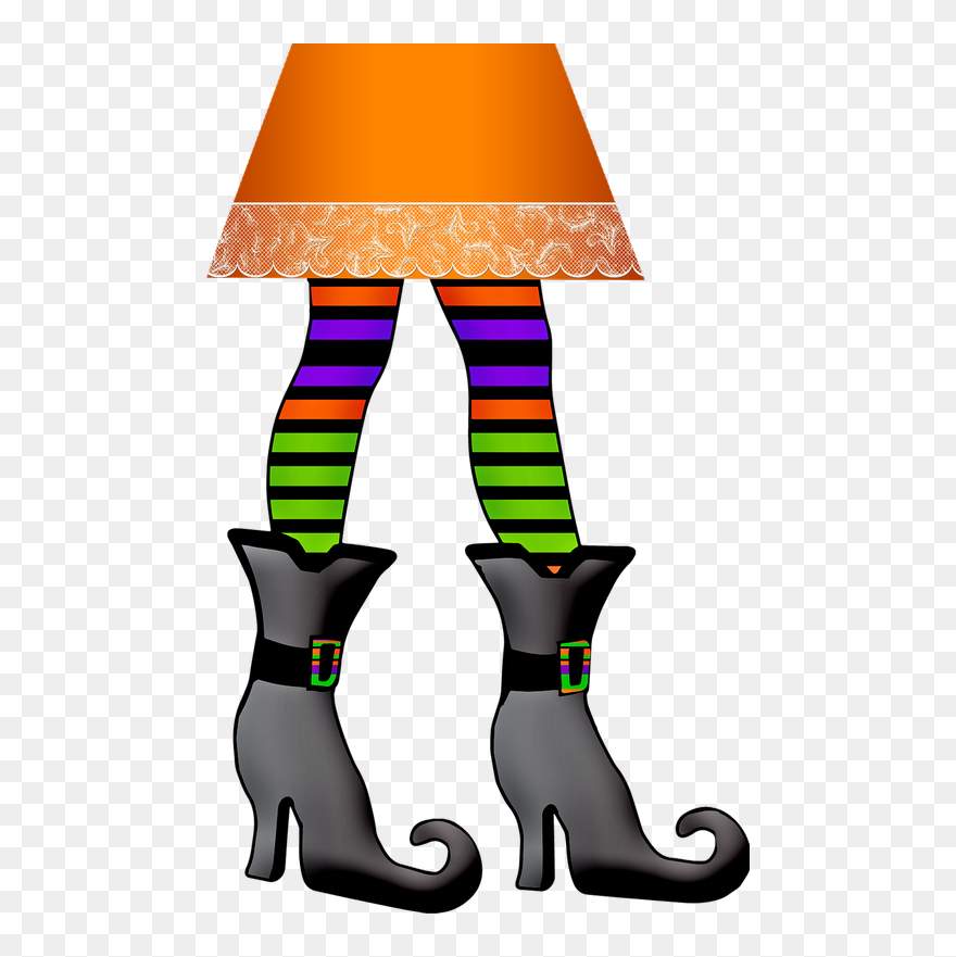 Transparent Witches Legs Clipart - Piernas Bruja Png