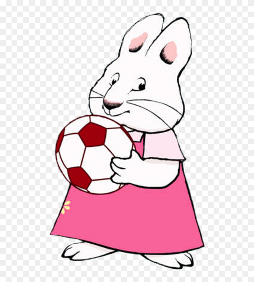 Ruby Playing With Football - Max And Ruby Feet Clipart