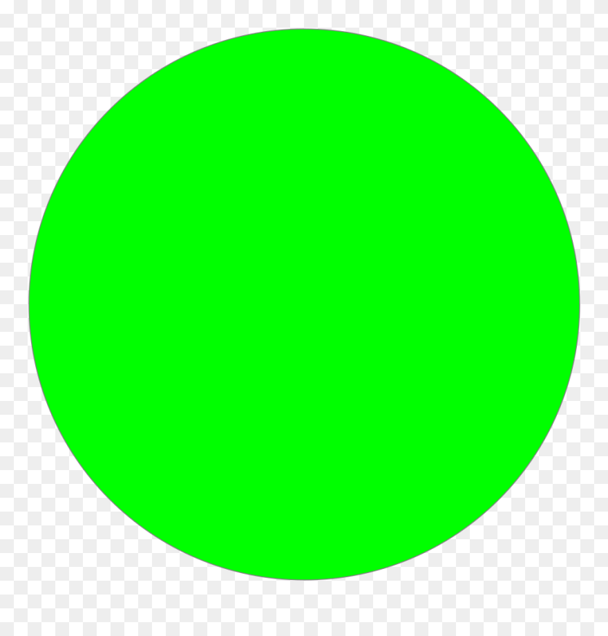 Dot Clipart Lime - Transparent Background Green Circle - Png Download