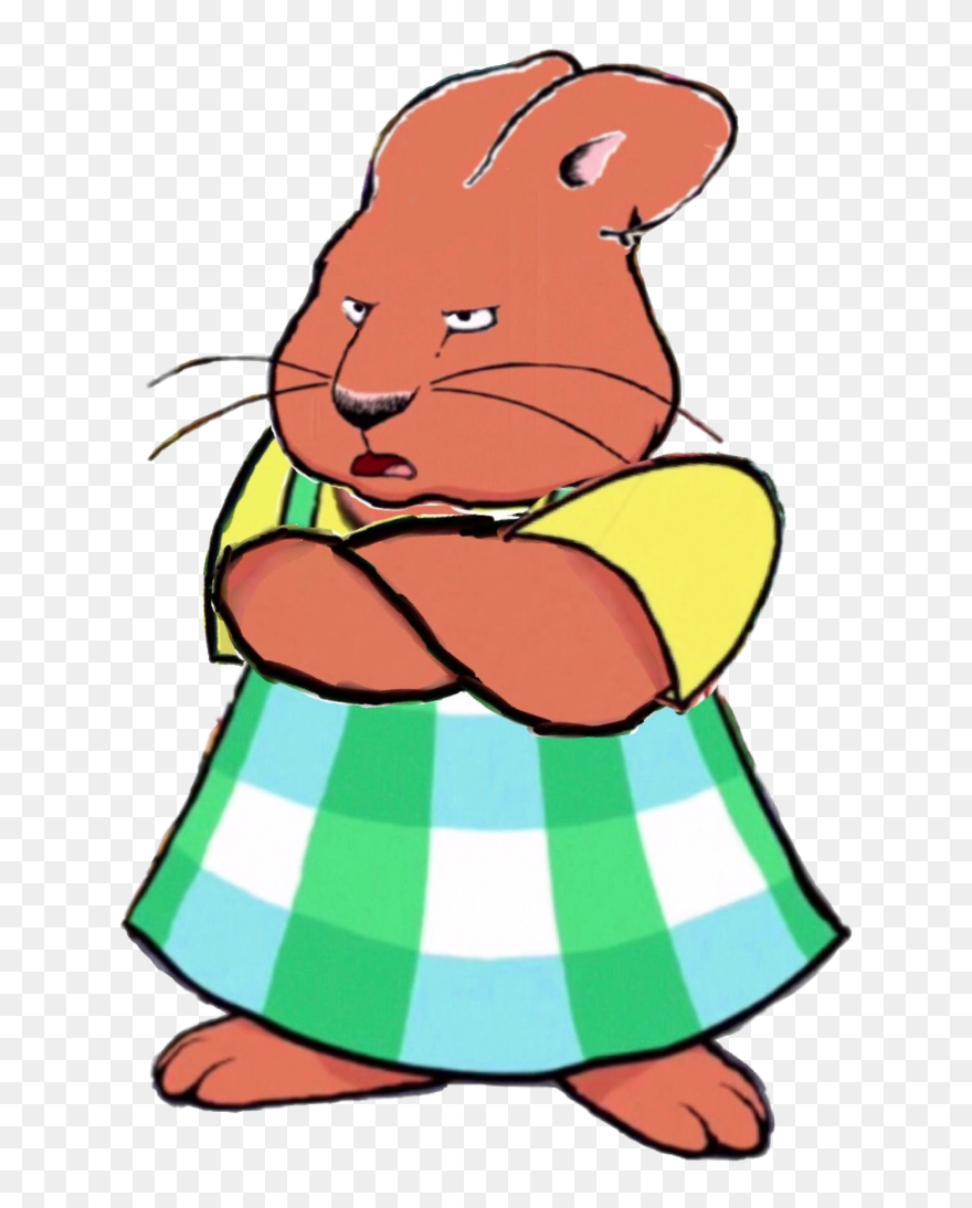 Max And Ruby Character Angry Louise - Max And Ruby Mad Clipart