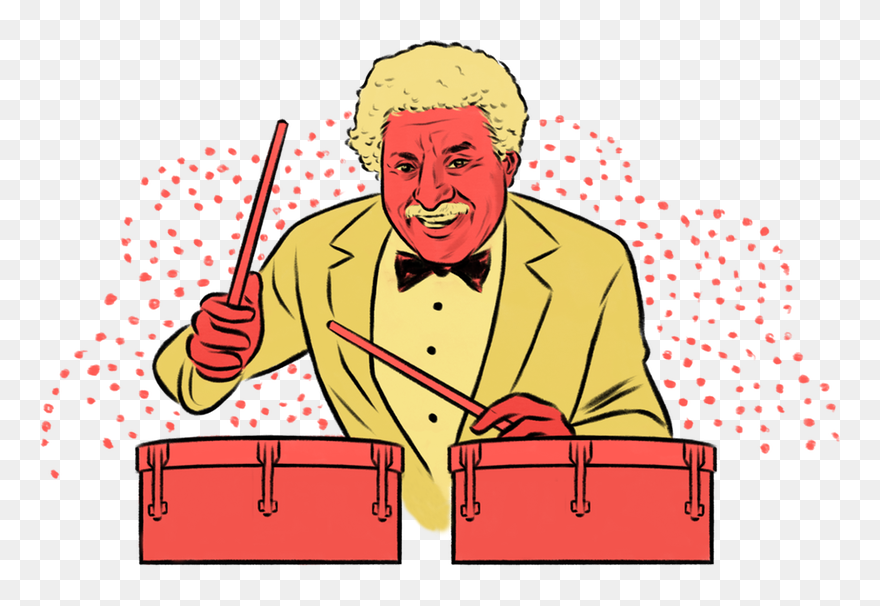 Tito Puente Clipart Black And White Download An Illustrated - Tito Puente Png Transparent Png