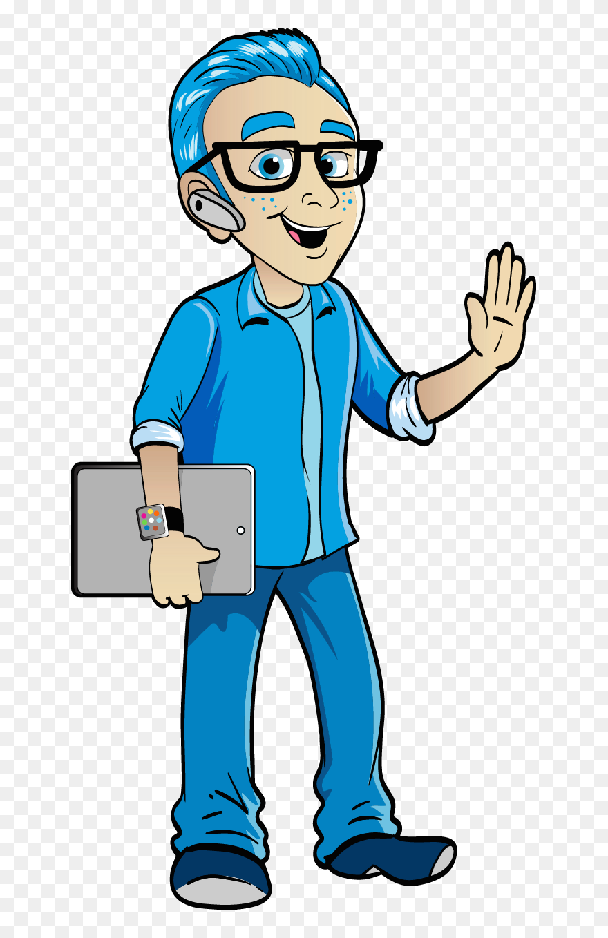 Desenho De Homem Mecanico Clipart