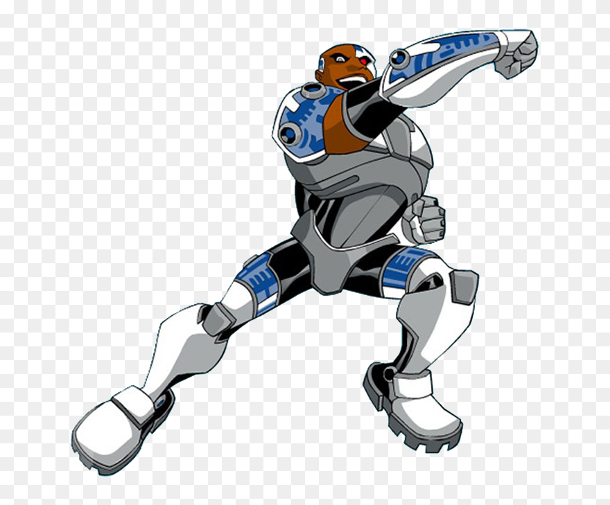 Cyborg Teen Titans Original Clipart