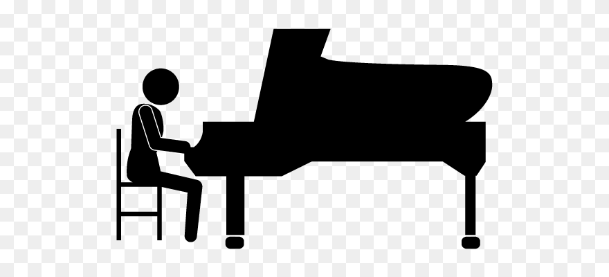 Pianist Silhouette Clipart
