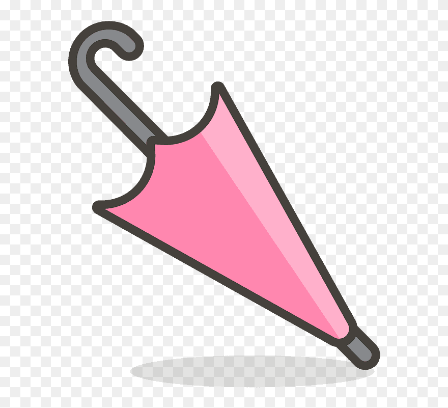 Closed Umbrella Emoji Clipart - Closed Umbrella Icon Png Transparent Png