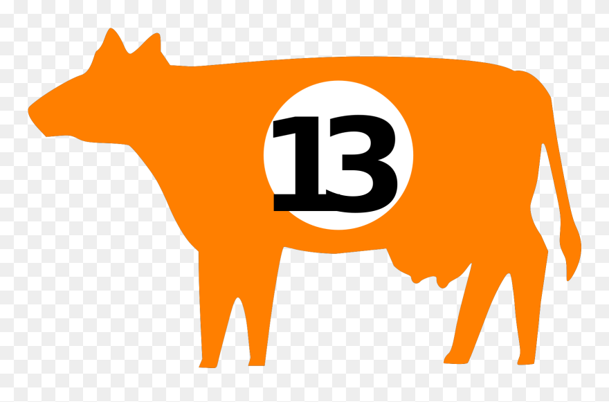 Cow Silhouette Clipart