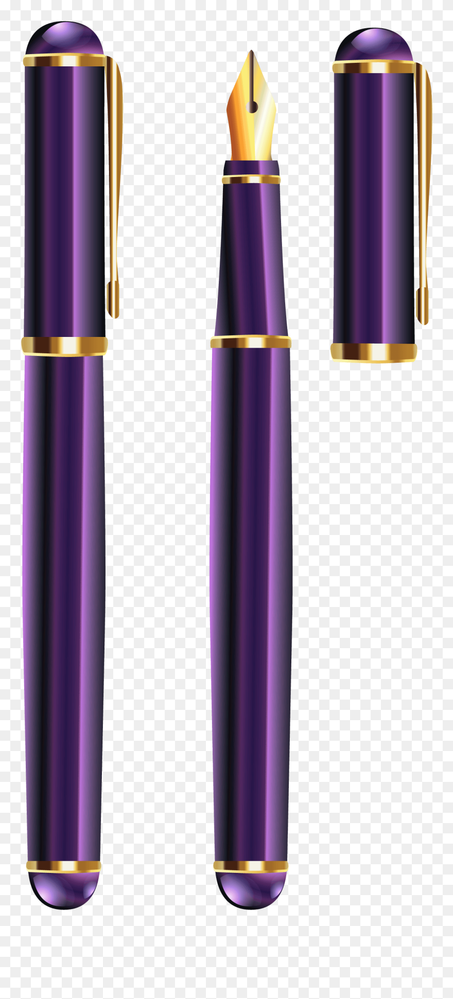 Ballpoint Pen Png Clipart Image - Purple Pen Png Transparent Png