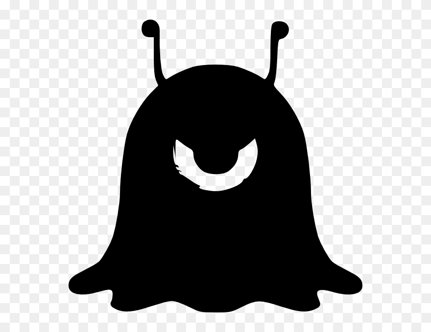 Scary Clip Art Monster - Png Download