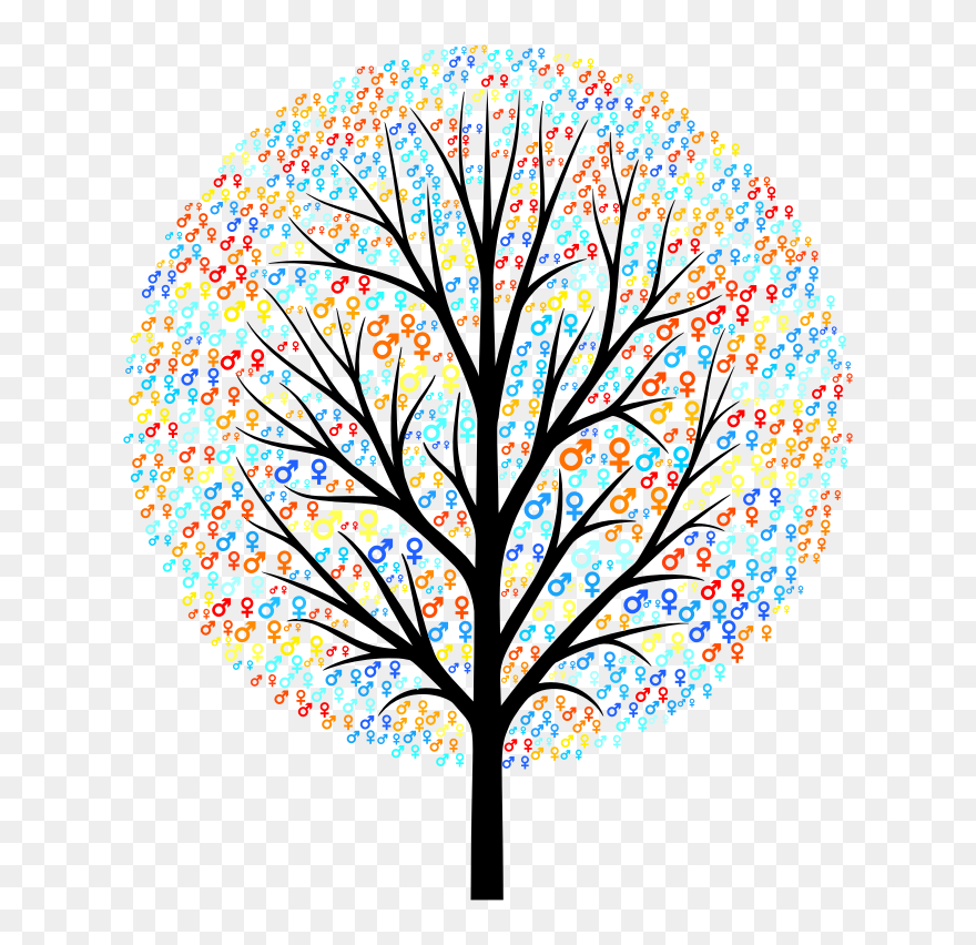 Gender Symbols Tree - Maple Trees You Can Tap Clipart