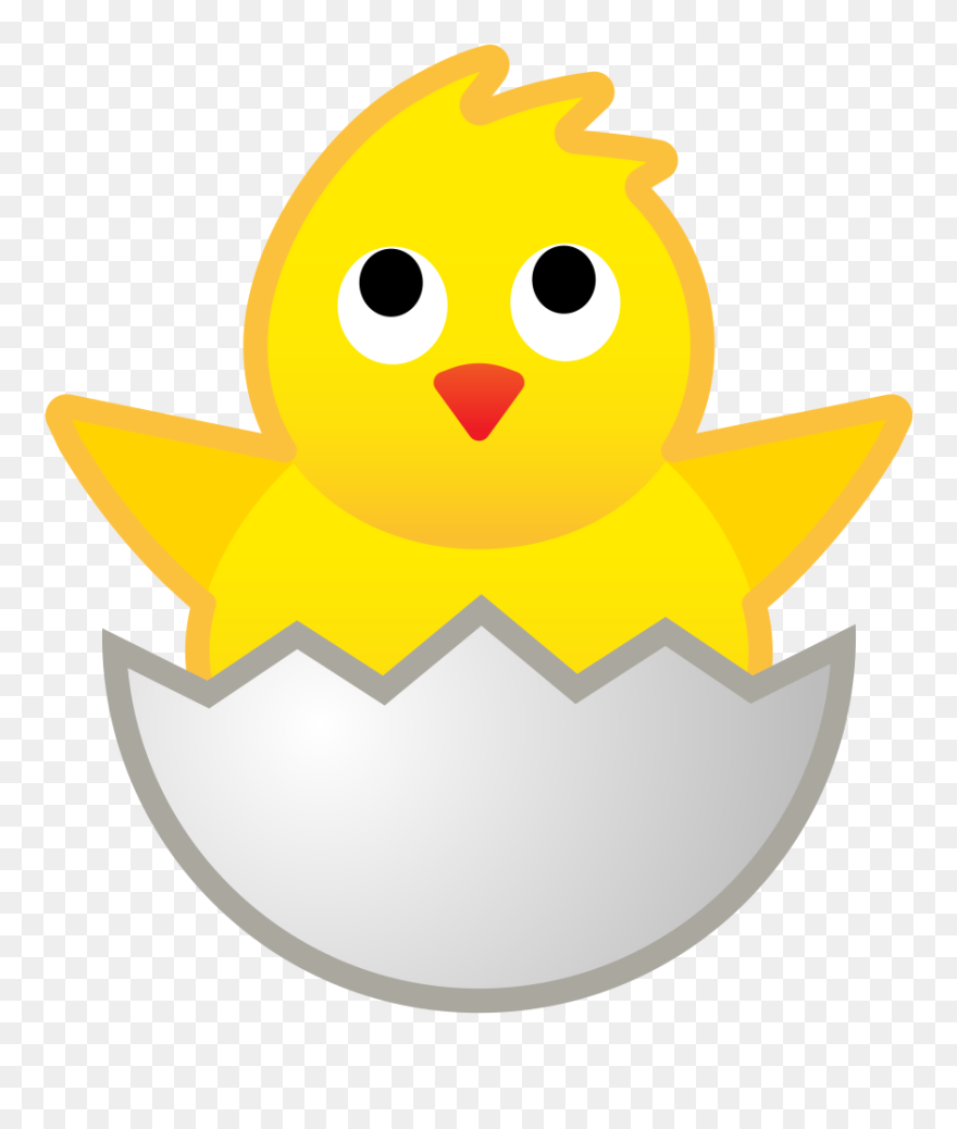 Hatching Chick Icon - Hatching Chick Emoji Clipart