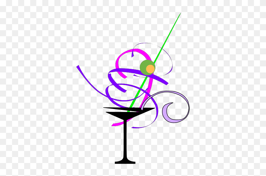 Cocktail Glass Clipart