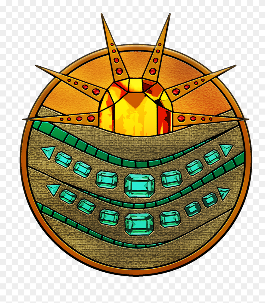 Transparent Stained Glass Windows Clip Art - Lathander Symbol - Png Download