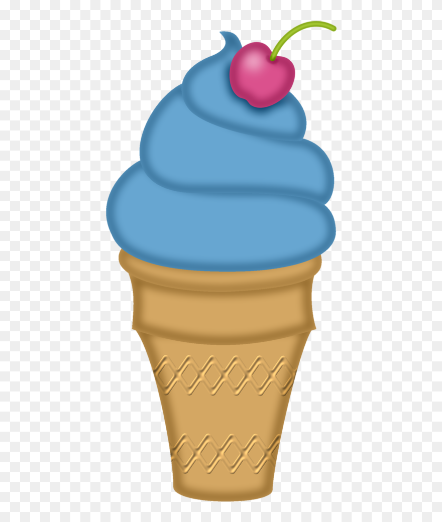 Ice Cream Blue Clipart , Png Download - Ice Cream Transparent Png
