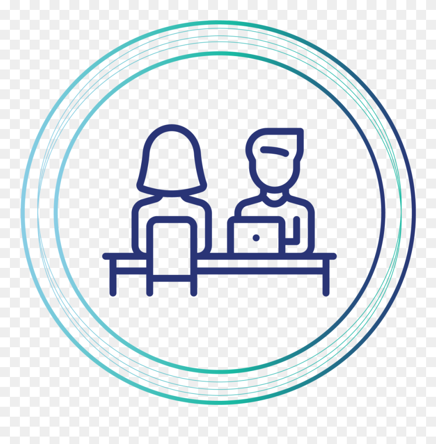 Interview Clip Art Green - Png Download