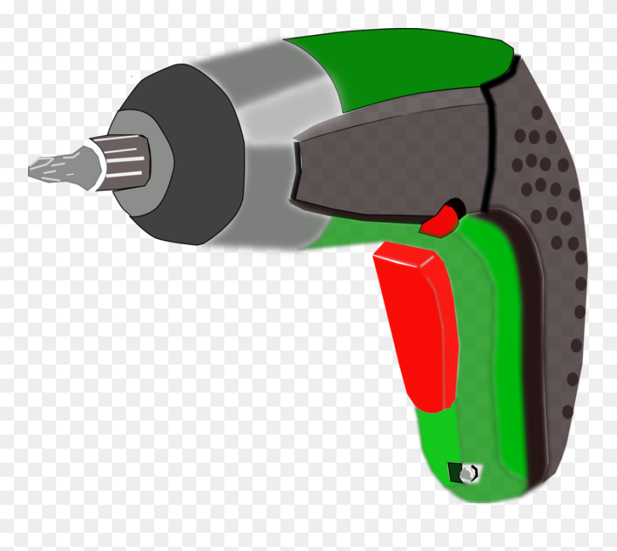 Hardware,angle,tool - Electric Screwdriver Clipart - Png Download