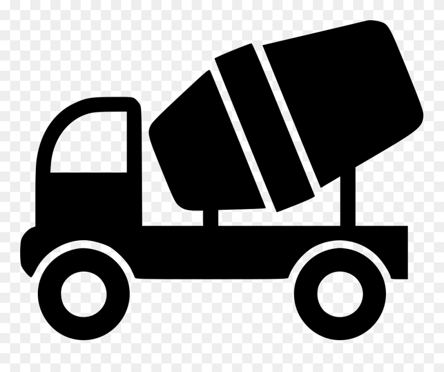 Drill Clipart Cement Worker, Drill Cement Worker Transparent - Concrete Mixer Icon Png