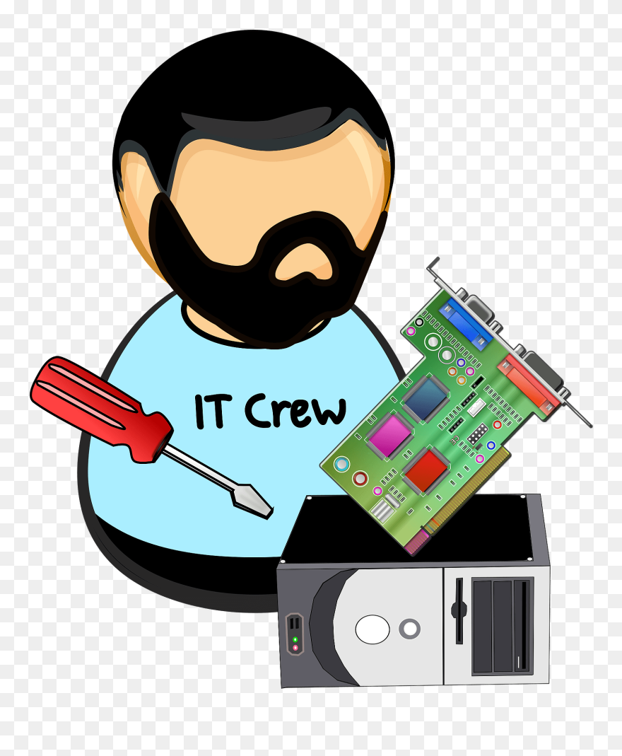 Hardware Technician Clipart - Cartoon Drawing Of Blacksmith - Png Download