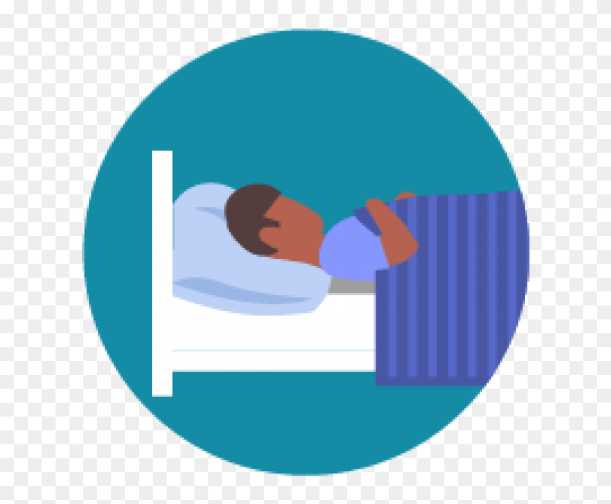 Icon Of A Sick Person In Bed - Covid 19 Cdc Guidelines Clipart