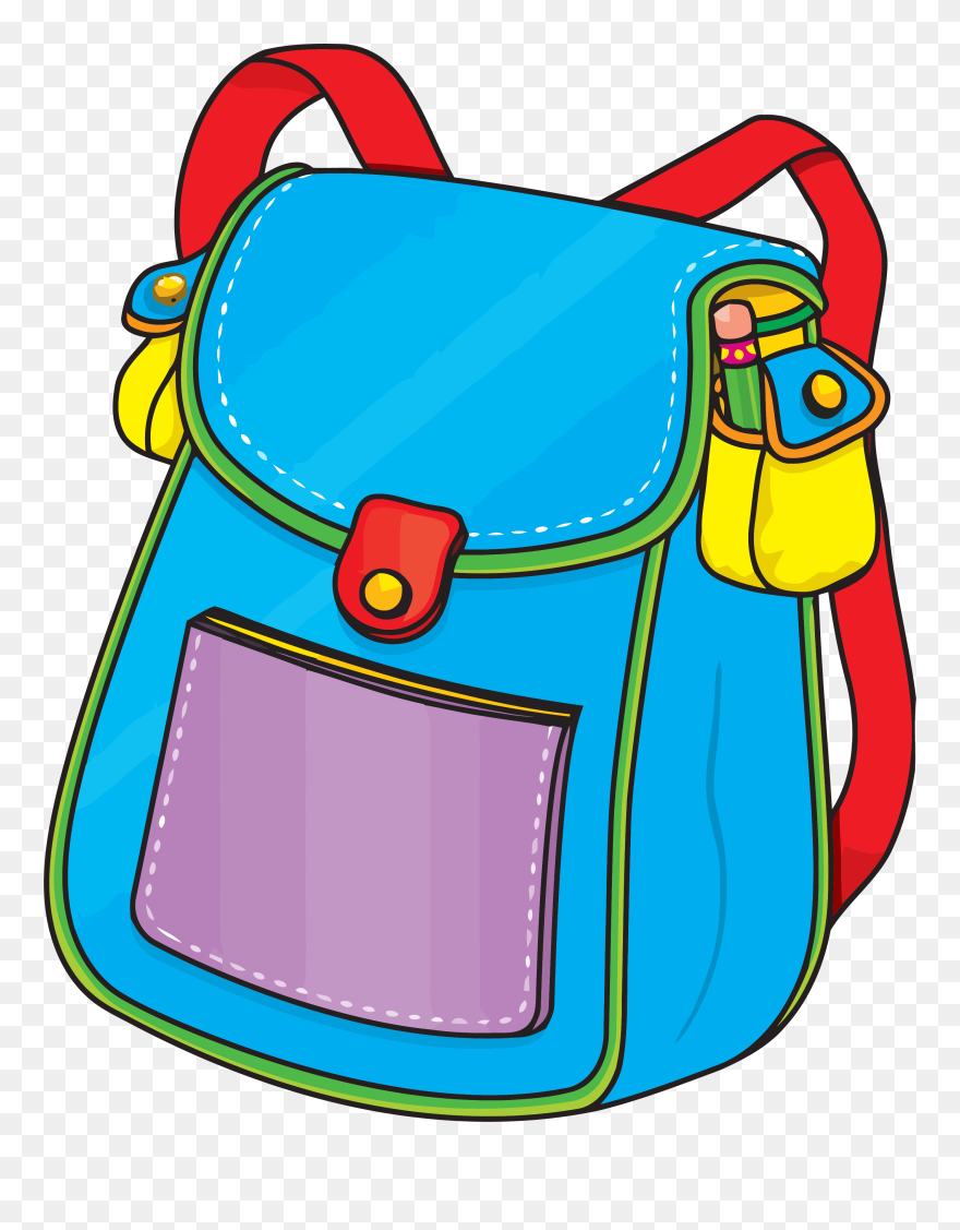 School Bag Clipart Png - Backpack Clipart Transparent Png