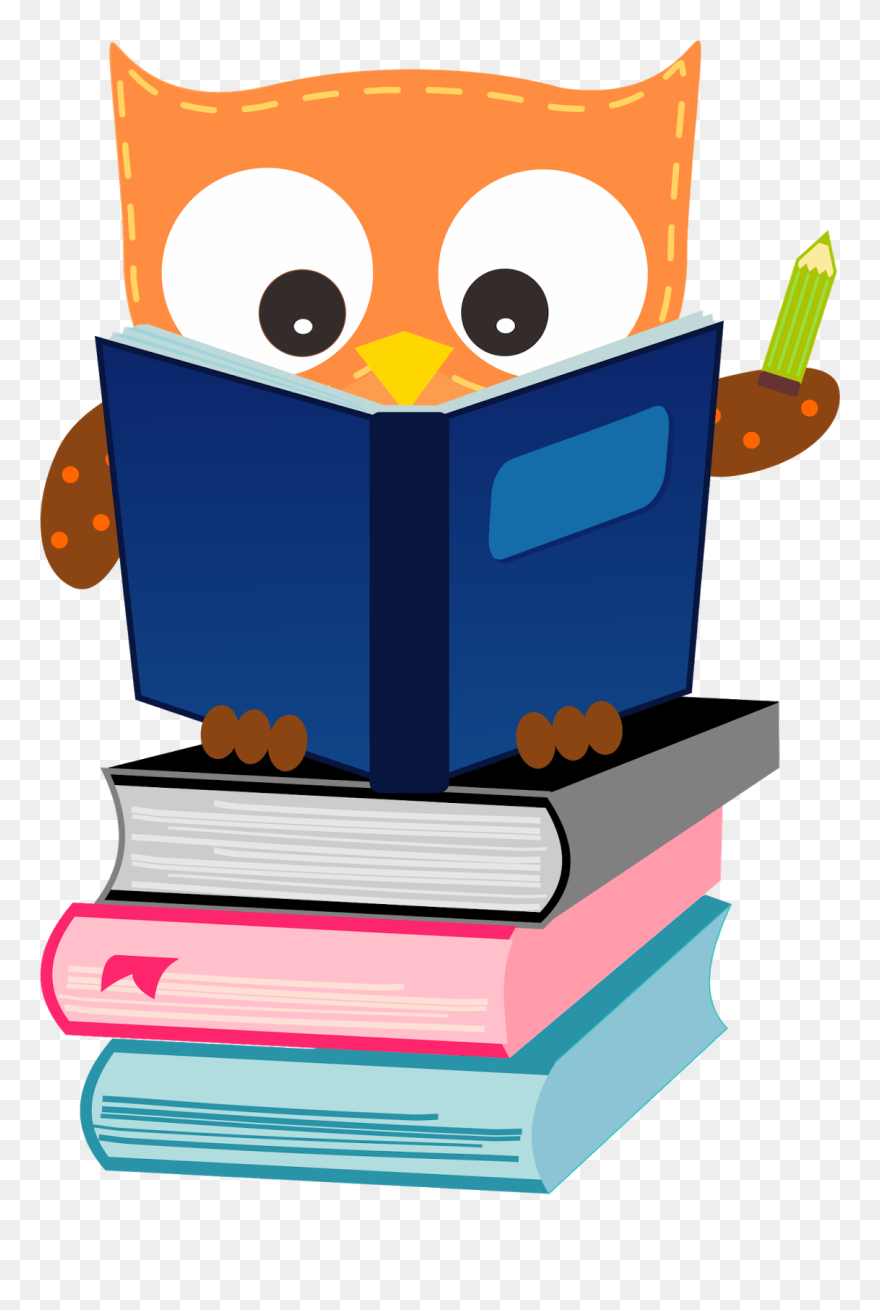 Mrs Benson"s Bunch - Library Reading Cartoon Clipart