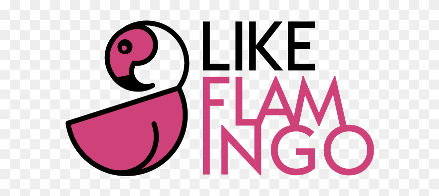 Like Flamingo Logo Clipart