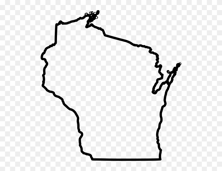 Wisconsin Black And White Clipart