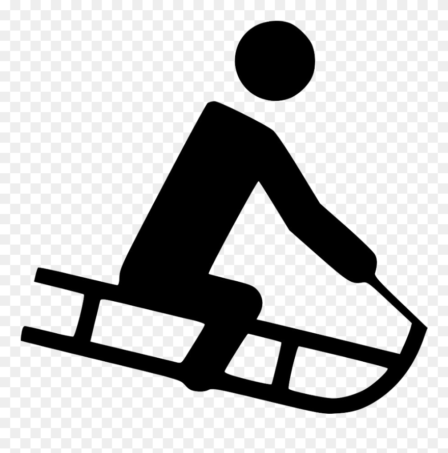 Toboggan Sled Transparent Png - Sledding Sled Transparent Clipart