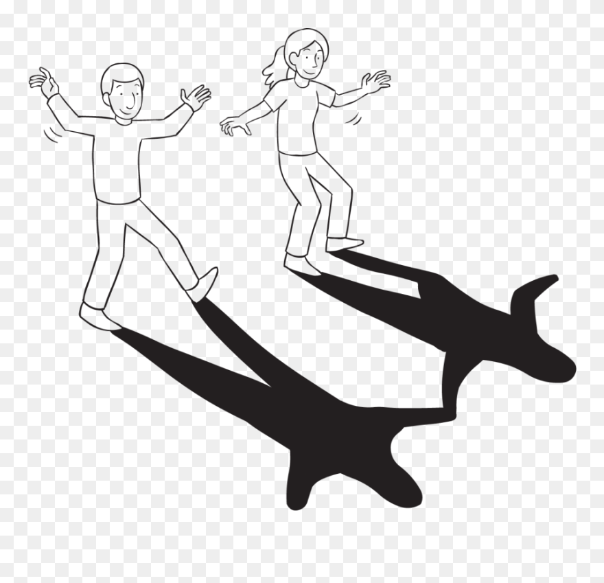 Team-building Exercise In Which Two People Cast The Clipart