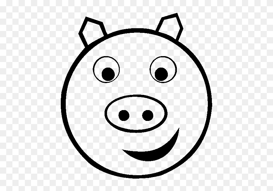 Smiley Clipart Drawing - Pig Clip Art - Png Download