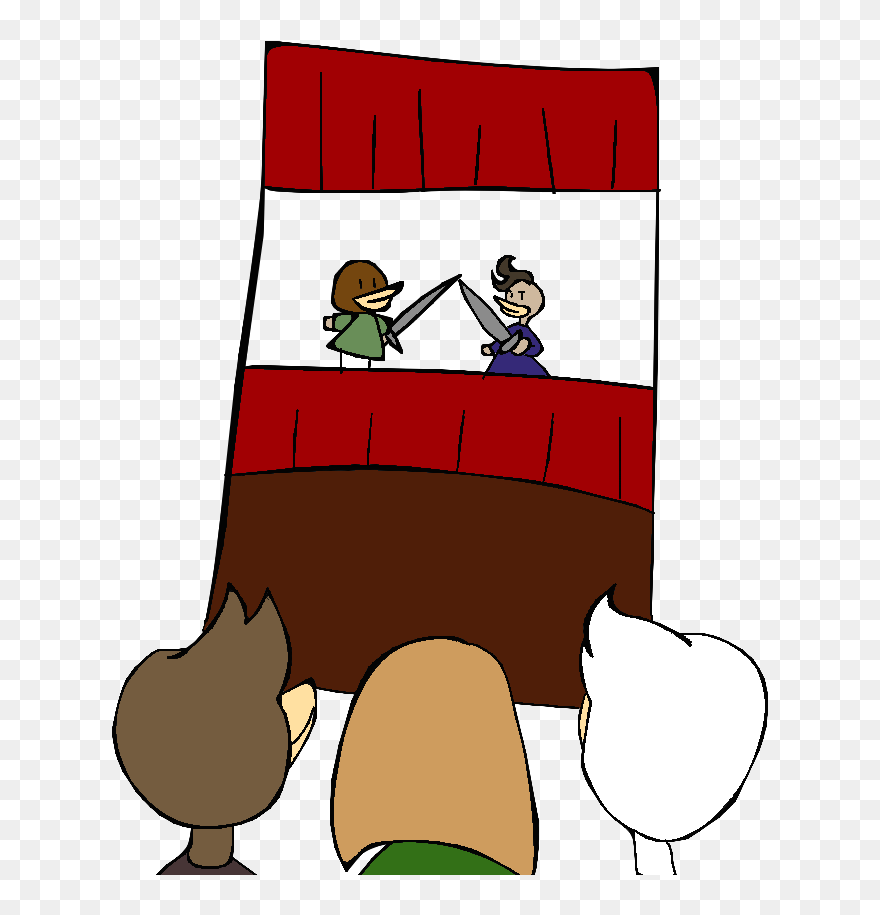 Della"s Puppet Show - Cartoon Clipart