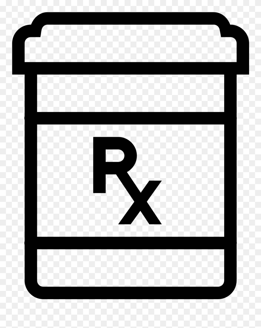 Tablet Clipart Svg - Pill Bottle Icon Png Transparent Png