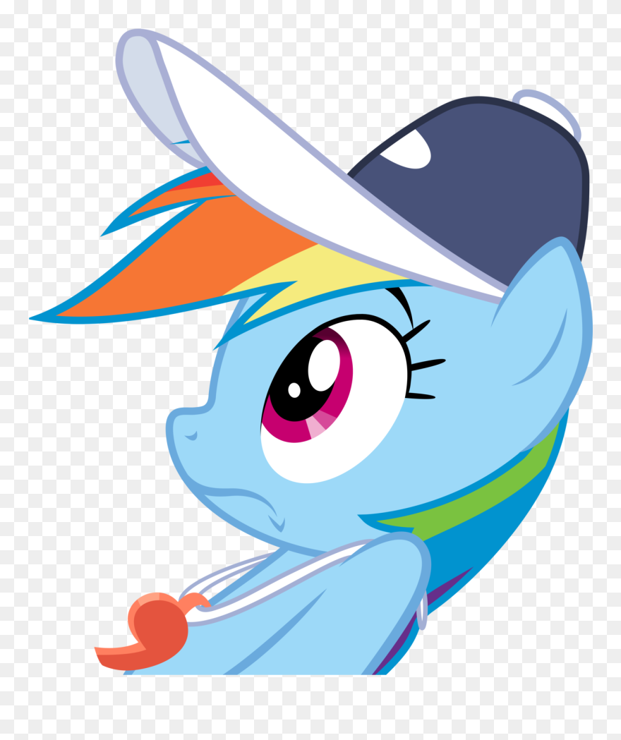 Vector Ohio Clipart - Rainbow Dash Uh Oh - Png Download