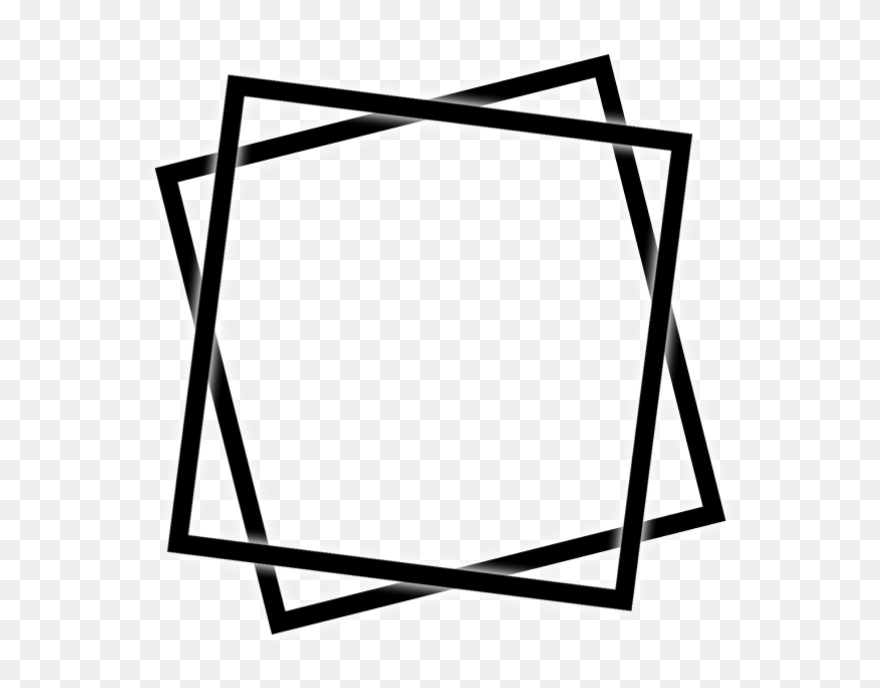 Transparent August Clipart Black And White - Transparent Black Frame Png