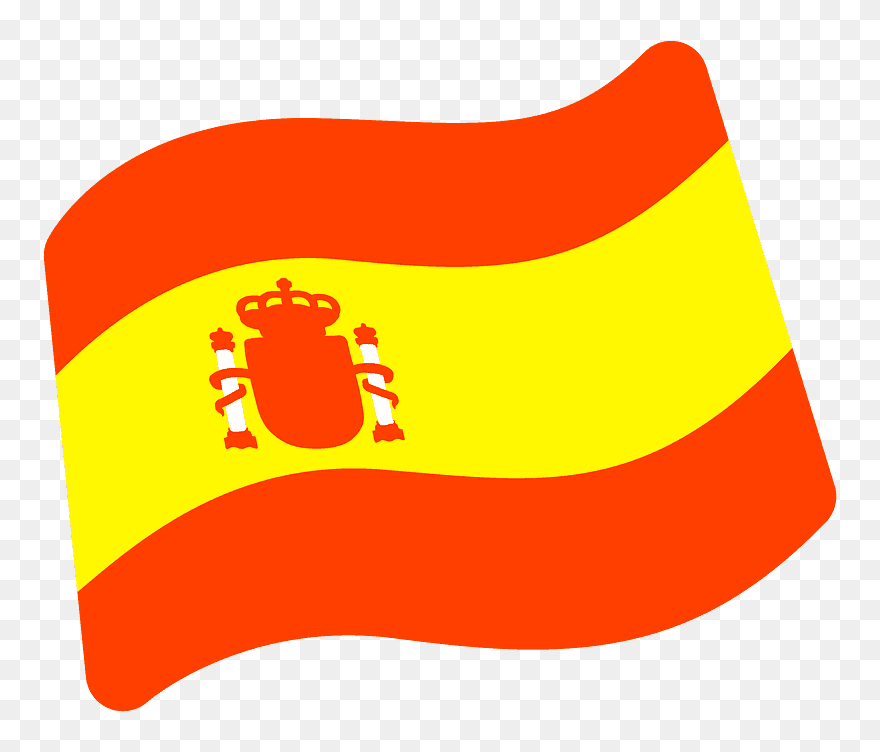 Spain Flag Emoji Clipart - Bandera De España Emoji - Png Download